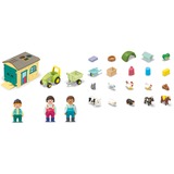 PLAYMOBIL 71656 Junior: Bauernhof-Abenteuer mit Traktor, Anhänger und tierischen Freunden, Konstruktionsspielzeug 