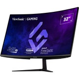 ViewSonic VX3219-PC-MHD, Gaming-Monitor 81 cm (32 Zoll), schwarz, Full HD, VA, 240Hz, Free-Sync Premium, Curved, HDR10, 240Hz Panel