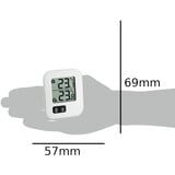 TFA Digitales Innen-Außen-Thermometer MOXX hellgrün/weiß, wasserdichter Temperaturfühler