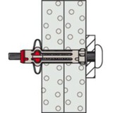 fischer Hohlraumdübel DuoHM 4x55 S TX 25 Stück, mit Panhead-Schraube