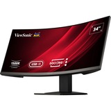 ViewSonic VG3419C, LED-Monitor 86.4 cm (34 Zoll), schwarz (matt), UWQHD, VA, Curved, USB-C, USB-Hub, 120Hz Panel