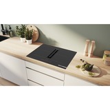 Bosch PVQ711H26E Serie 6, Autarkes Kochfeld schwarz, 70 cm, mit integriertem Dunstabzug, Home Connect