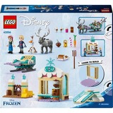 LEGO 43256 Disney Princess Annas Schlittenabenteuer, Konstruktionsspielzeug 