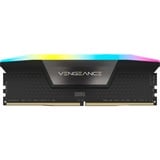 Corsair DIMM 96 GB DDR5-5600 (4x 24 GB) Quad-Kit, Arbeitsspeicher schwarz, CMH96GX5M4B5600C40, Vengeance RGB, INTEL XMP