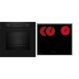 Neff BX46PB0, Backofen-Set schwarz/edelstahl