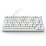 Sharkoon SKILLER SGK25, Gaming-Tastatur weiß, DE-Layout, Huano Red