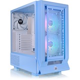 Thermaltake Ceres 350 MX , Tower-Gehäuse hellblau, Tempered Glass x 2