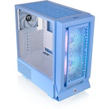 Thermaltake Ceres 350 MX , Tower-Gehäuse hellblau, Tempered Glass x 2