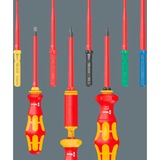 Wera Kraftform Kompakt VDE 18 Imperial 1 Tool Finder, 18-teilig, Schraubendreher rot/gelb, inkl. 2 Steckgriffe, VDE-Wechselklingen