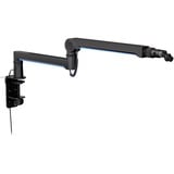 ENDORFY Mikrofonhalterung Broadcast Low Profile RGB Boom Arm schwarz, für Mikrofone bis 2kg, LED-Hintergrundbeleuchtung