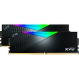 ADATA DIMM 48 GB DDR5-8000 (2x 24 GB) Dual-Kit, Arbeitsspeicher schwarz, AX5U8000C4024G-DCLARBK, XPG Lancer RGB, INTEL XMP