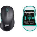 CHERRY M64 Wireless, Gaming-Maus schwarz/türkis