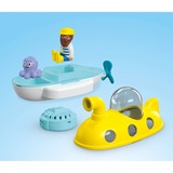 PLAYMOBIL 71440 Junior Aqua & Tinti: Buntes U-Boot, Konstruktionsspielzeug 