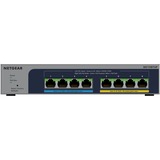 Netgear MS108TUP, Switch grau, 230W PoE Budget