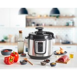 Tefal Fast & Delicious CY505E, Multikocher edelstahl/schwarz