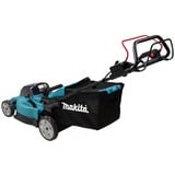 Makita Akku-Rasenmäher DLM481CT2, 36Volt (2x18Volt) blau/schwarz, 2x Li-Ionen Akku 5,0Ah, mit Radantrieb