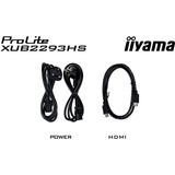 iiyama ProLite XUB2293HS-B6, LED-Monitor 54.5 cm (21.5 Zoll), schwarz (matt), FullHD, IPS, HDMI, DP, 100Hz Panel