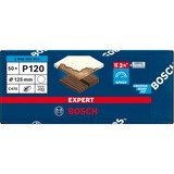 Bosch Expert C470 Schleifblatt, Ø 125mm, K120 ungelocht 50 Stück, für Exzenterschleifer