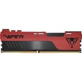 Patriot DIMM 8 GB DDR4-4000  , Arbeitsspeicher rot/schwarz, PVE248G400C0, Viper Elite II, INTEL XMP