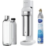 SodaStream Wassersprudler sodaTRIO weiß, inkl. Glasflasche, Edelstahlflasche, CO₂-Zylinder