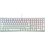 CHERRY MX 3.1, Gaming-Tastatur weiß/silber, DE-Layout, Cherry MX2A Brown