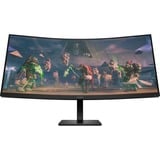 OMEN 34c, Gaming-Monitor 86.4 cm (34 Zoll), schwarz, DisplayPort, HDMI, HDR 400, Curved, 165Hz Panel