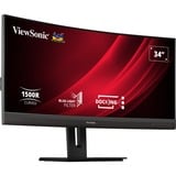 ViewSonic VG3456C, LED-Monitor 86.4 cm (34 Zoll), schwarz (matt), UWQHD; VA, Curved, USB-C, USB-Hub, 100Hz Panel