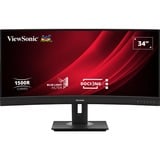 ViewSonic VG3456C, LED-Monitor 86.4 cm (34 Zoll), schwarz (matt), UWQHD; VA, Curved, USB-C, USB-Hub, 100Hz Panel