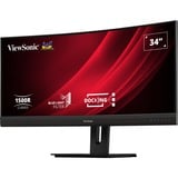 ViewSonic VG3456C, LED-Monitor 86.4 cm (34 Zoll), schwarz (matt), UWQHD; VA, Curved, USB-C, USB-Hub, 100Hz Panel