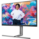 AOC U32U3CV, LED-Monitor 80 cm (31.5 Zoll), schwarz, UltraHD/4K, Nano IPS, USB Hub, KVM