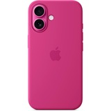 Apple Silikon Case mit MagSafe, Handyhülle fuchsia, iPhone 16