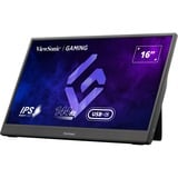 ViewSonic VX1654, Gaming-Monitor 39.6 cm (16 Zoll), schwarz, FullHD, IPS, USB-C, 144Hz Panel