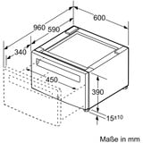 Bosch Podest mit Auszug Trockner WTZPW2XD, Unterschrank für Wäschetrockner