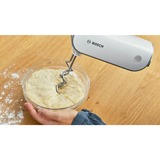 Bosch Handmixer Styline MFQ49300 weiß/dunkelsilber, 850 Watt, Rührbesen "FineCreamer"