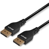 Lindy DisplayPort 1.4 Kabel, Slim schwarz, 1 Meter