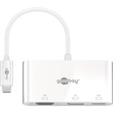 goobay USB-C Multiport-Adapter VGA, DisplayPort, HDMI