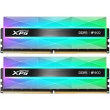 ADATA DIMM 32 GB DDR5-6400 (2x 16 GB) Dual-Kit, Arbeitsspeicher silber, AX5U6400C3216G-DCLANRSG, Lancer Neon RGB, INTEL XMP, AMD EXPO