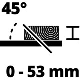 Einhell Tischkreissäge TE-CC 250 UF rot, 1.500 Watt