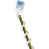 goobay Ultraflexibles Cat.6a Patchkabel slim, U/UTP weiß, 15 Meter, extrakurze Stecker