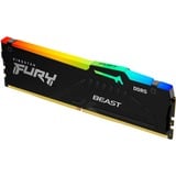 Kingston FURY DIMM 8 GB DDR5-5200  , Arbeitsspeicher schwarz, KF552C36BBEA-8, FURY Beast RGB, AMD EXPO