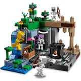 LEGO 21189 Minecraft Das Skelettverlies, Konstruktionsspielzeug Set mit Höhlen, Skelettfiguren, feindlichen Kreaturen und Zubehör