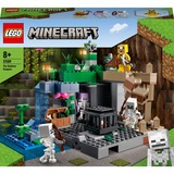 LEGO 21189 Minecraft Das Skelettverlies, Konstruktionsspielzeug Set mit Höhlen, Skelettfiguren, feindlichen Kreaturen und Zubehör