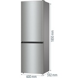 gorenje NRK61CS2XL4, Kühl-/Gefrierkombination edelstahl