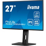 iiyama ProLite XUB2792UHSU-B6, LED-Monitor 68.5 cm (27 Zoll), schwarz (matt), UltraHD/4K, IPS, HDMI, DP, USB-C