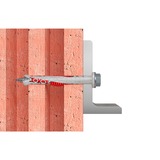 fischer Langschaftdübel DuoXpand 10x200 FUS hellgrau/rot, 50 Stück