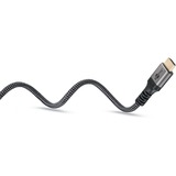 goobay Plus High-Speed-HDMI-Kabel mit Ethernet, 4K @ 60Hz grau, 15 Meter