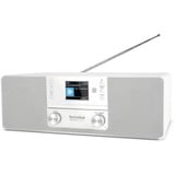 TechniSat DIGITRADIO 370 CD IR, Internetradio weiß, DAB+, UKW, Bluetooth, CD, WLAN