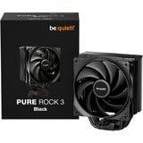 be quiet! Pure Rock 3 Black, CPU-Kühler schwarz, 120 mm