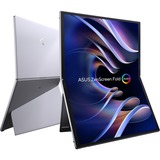 ASUS ZenScreen Fold MQ17QH, OLED-Monitor 43.9 cm (17.3 Zoll), silber, QHD, USB-Hub, faltbar, Dual USB-C, Mini-HDMI