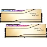 G.Skill DIMM 32 GB DDR5-6400 (2x 16 GB) Dual-Kit	, Arbeitsspeicher gold, F5-6400J3039G16GX2-TR5NG, Trident Z5 Royal Neo, AMD EXPO